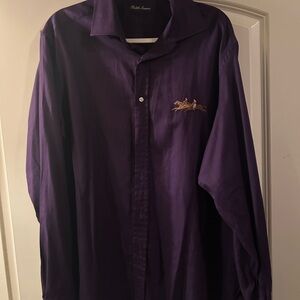 Purple Ralph Lauren Purple Label Button-Up Shirt